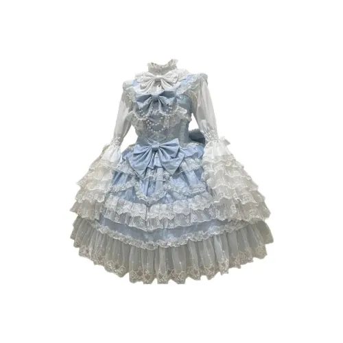 YAUH Длинное платье с длинными рукавами женское