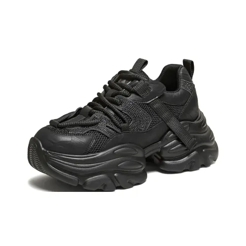 TATA Высота Увеличивающие Низкие Топы Толстая Подошва Женские