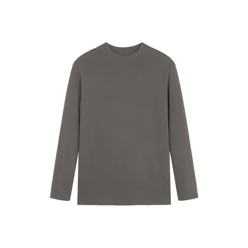 FEICUI Круглый вырез Длинный рукав Топ Мужской