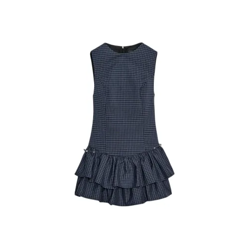 ZARA Collaboration Индиго Женские Платья без рукавов