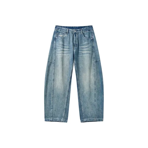 Fingercroxx Blue Unisex Jeans Фингеркрокс Синий Унисекс Джинсы