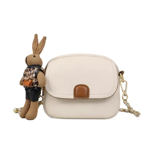 C°BANNER Коровья кожа с синтетической кожей сумка через плечо женская бежевый и коричневый