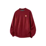 Бордовый (Счастливый Год - Круглый Логотип на груди)