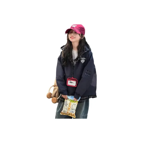 HUALEJI Фальшивая двухкомпонентная пальто KIDS утеплённые куртки