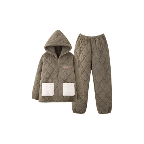 QIAONITONG Изображение Цвет Мужской Пижамный Комплект