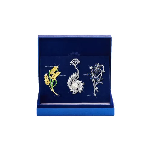 LINGTINGHUAKAI Сплав Броши Женские