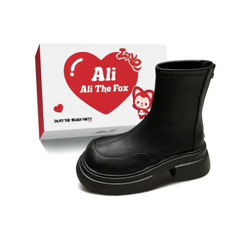 Али Тх Фокс Минималистский стиль Универсальный Эластичные Ботинки Ботильоны Женские