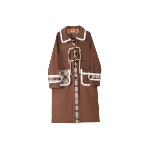 RTNH Коричневый Женские Бархатные Куртки