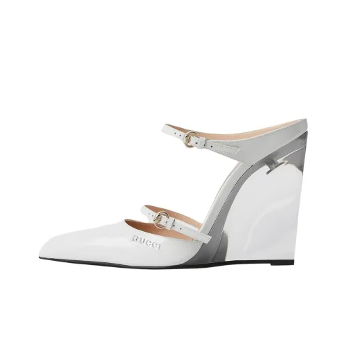 GUCCI Противоскользящие домашние тапочки женские белые