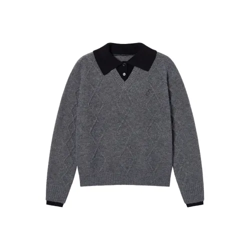 EPTISON WOMAN Темно-серый Женский Трикотаж