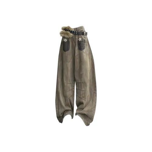 PULUSHIDUOTEMENGDE Джинсы Унисекс