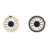 Чёрный, серебряный + золотой, серебряный