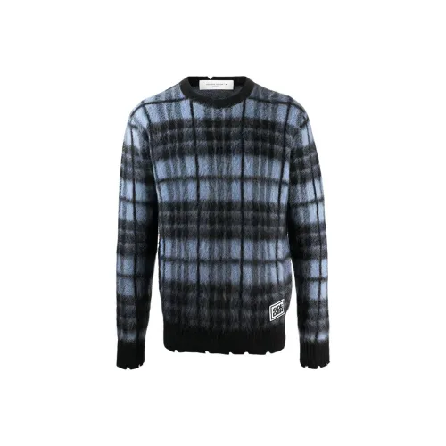 Golden Goose Blue Men's Sweaters Золотой Гусак Синий Мужской Свитера