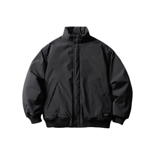 SZSX Черный Унисекс Пуховики