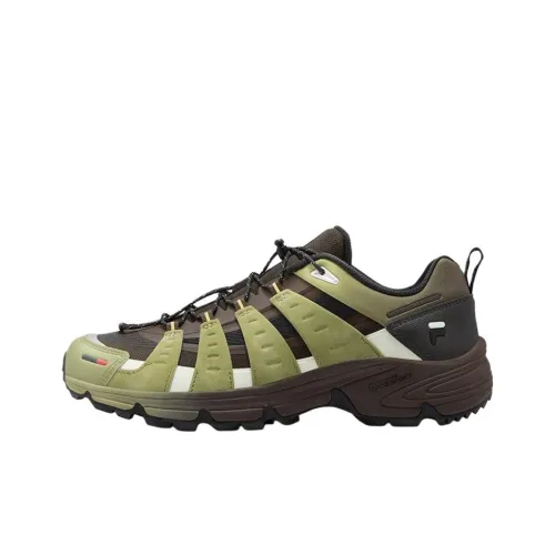 FILA FUSION COMO X Устойчивая к истиранию Reflective Альпинистская обувь Мужская Зеленый Коричневый