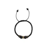 Вязаные ткани Удачи Черный шнур - Китайский зодиак Крыса