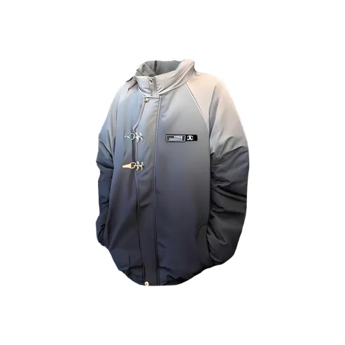 W9H2 Черный с белым градиент вышивка унисекс бейсбольные джерси