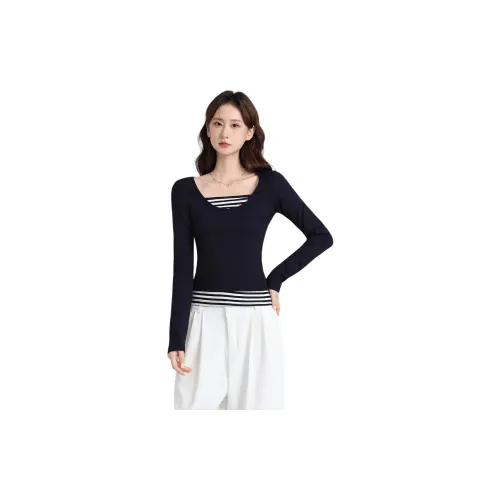 TELENT Темно-синие унисекс майки под одежду