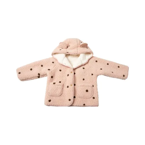 SHIBU Детский Модный 5136 Точка Вышивка Флок Платье Розовый KIDS Куртки