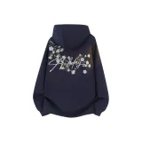 Тяжелый полиэстер-хлопок, темно-синий (с флисовой подкладкой)