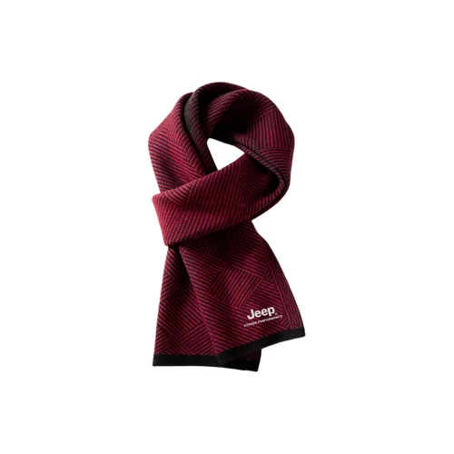 Jeep 100% PURE Шарфы из шерсти для вязания Унисекс