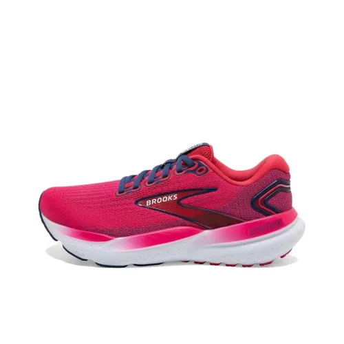 Brooks Glycerin GTS Амортизация и Дышащий Низкий Топ Беговые кроссовки Женские Красный