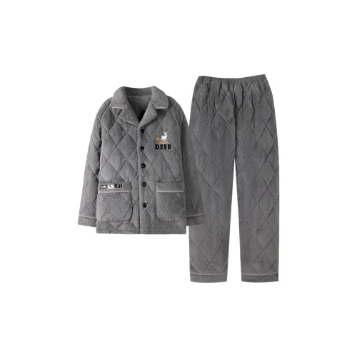 QIAONITONG Изображение Цвет Мужской Пижамный Комплект