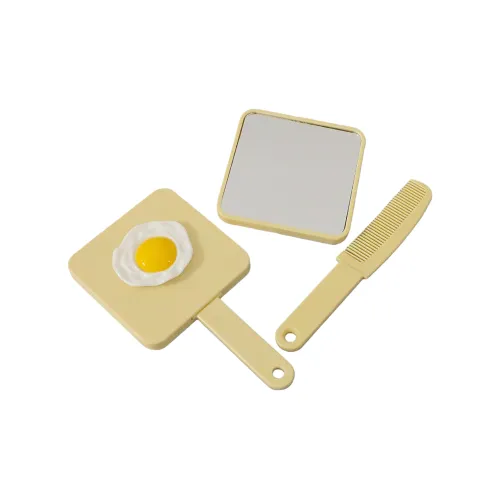 CIBO Набор для укладки яиц Comb Портативный Ручной Зеркало для макияжа Ручное зеркальце