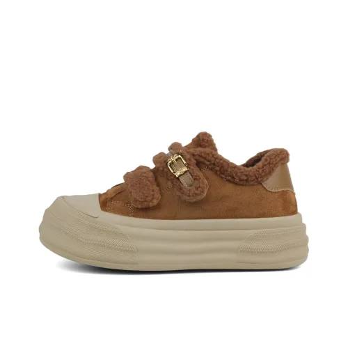 JIANGBANG Термический Увеличивающий Высоту Легкий Низкий Топ Повседневная Обувь Женская