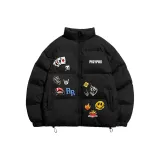 Чёрный 2200 Хлопковый пуховик