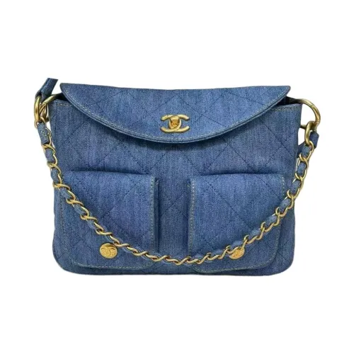 Chanel Denim Сумка Сумка через плечо Сумка через плечо Женская Синяя