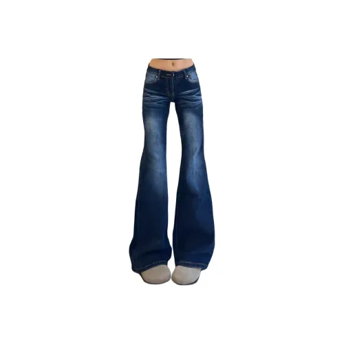 PANDA ADEVIL Темно-синий синий женский джинсы