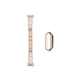 Розово-золотой белый корпус + один ромб, ажурный корпус