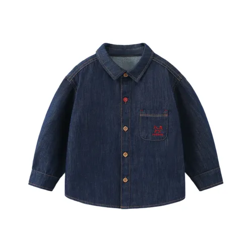 CICIIBEAR Деним Рубашка Зимний Все Детские Возраст 3-7 лет