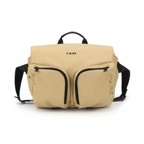 L M Oxford Одно Плечо Сумка Стандартная Унисекс Черный Хаки