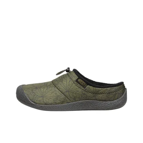 KEEN Howser Амортизация Износостойкий Низкий Топ Повседневная Обувь Мужская Оливково-Коричневый Лист