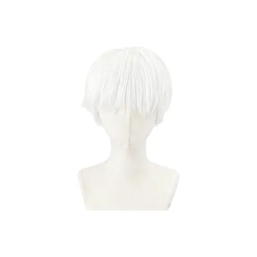 UMIFFA Белая Перука для Мужчин с Короткими Волосами Японский стиль Молодежный COS UNIVERSAL Аниме
