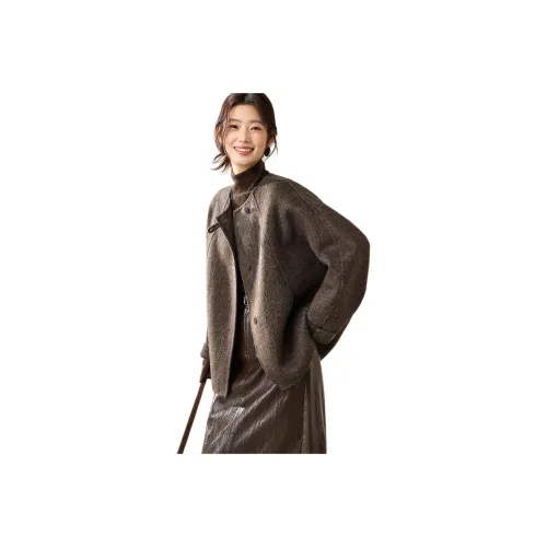 MOHANYIMEI Духовный Кофе Женское Пальто