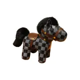 Черный шахматный настол Китайский зодиак Лошадь брелок