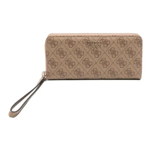 GUESS Кожа Кошелек Женские Коричневый