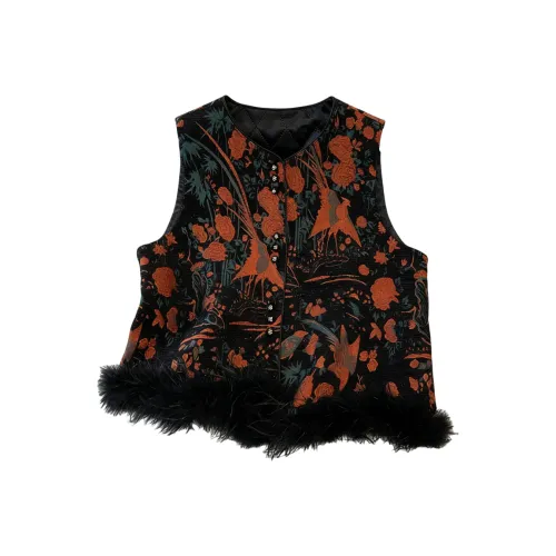 AURORA DIARY Новый китайский стиль Жилет Женские