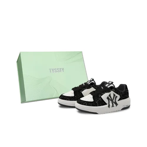 MLB Chunky Liner Белый Овца Коробка Водонепроницаемый И Износостойкий Низкий Топ Скейтборд Кроссовки Унисекс