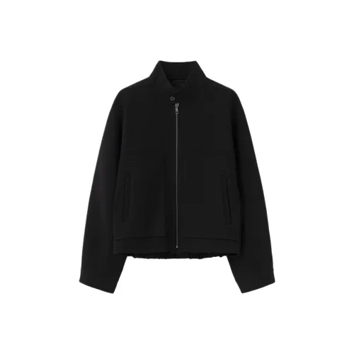 WOOYOUNGMI Fw25 Смесовая шерсть Высокий воротник Куртка на молнии Куртки и пальто Мужской