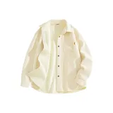 [Warm Velvet] Светлый Бежевый (Ma Lifestyle Радость Логотип на груди)