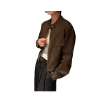 Кофейный (с брендом Muse, крючок и петля)