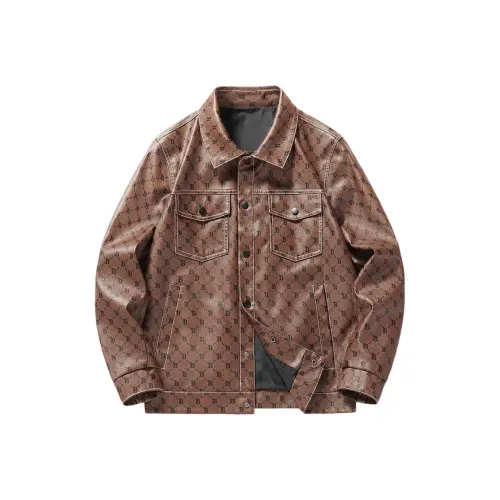 DIJIEER Мужские кожаные куртки