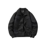 Чёрный (с флисовой подкладкой и утеплённый)