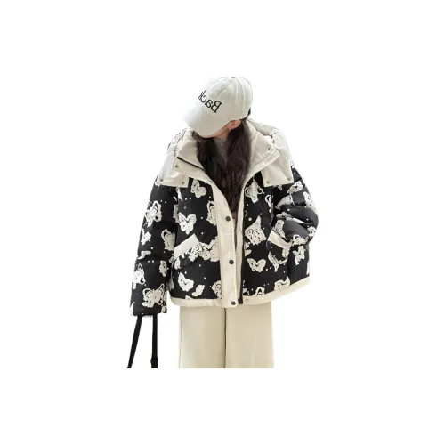 LONGZHIWU Черный KIDS Утеплённые куртки