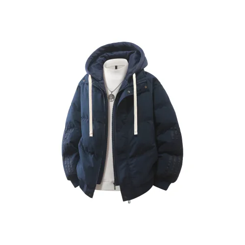 PASOK Хлопковый пуховик пальто с капюшоном унисекс