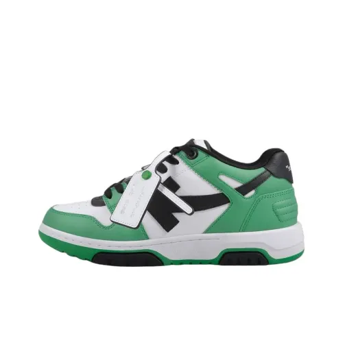 Off Белый Низкий Топ Скейтборд Кроссовки Мужские Черные Зеленые